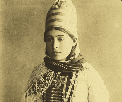 Abazins woman from Abazinia (Russia)