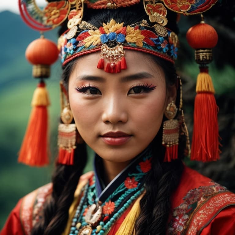 Atayal woman from Taiwan