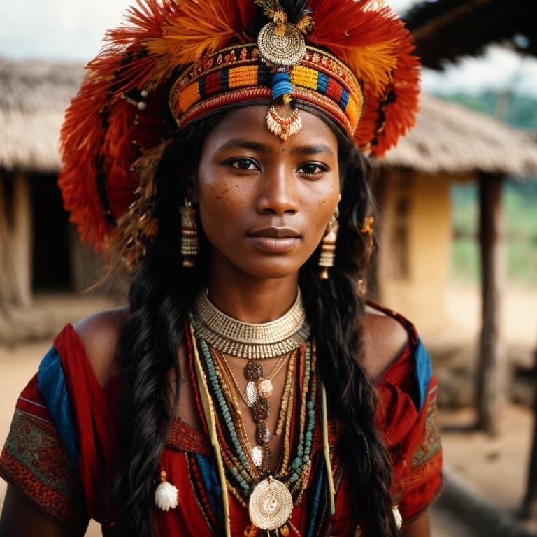 Atoni woman from West Timor (Indonesia), Oecusse (East Timor)