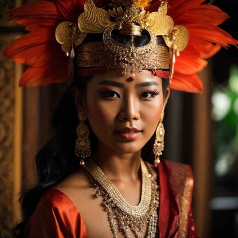 Balinese woman from Bali (Indonesia)