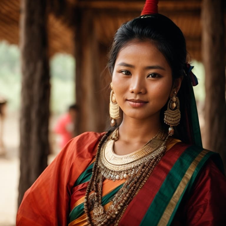 Bamars woman from Myanmar
