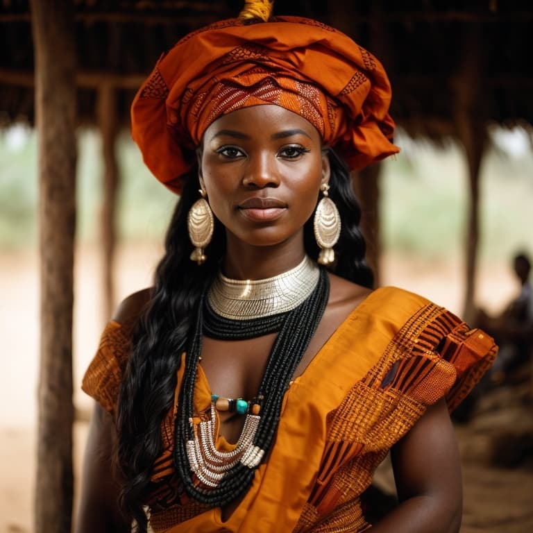 Bamileke woman from Cameroon (West and Northwest Regions)
