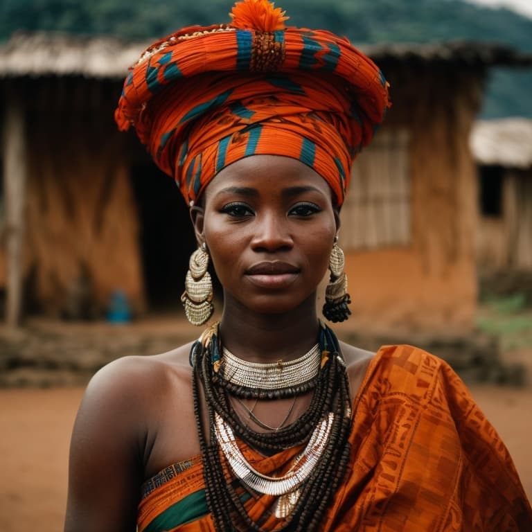 Bamum woman from West Region (Cameroon)