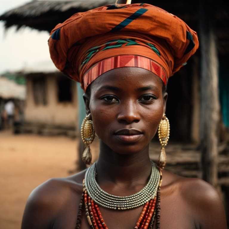 Bassa woman from Bassaland (Liberia)