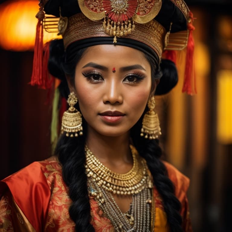 Buginese woman from South Sulawesi (Indonesia)