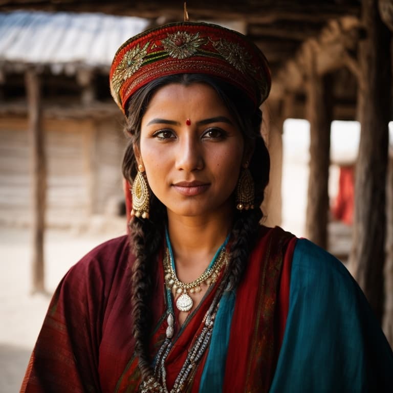 Burusho woman from Gilgit-Baltistan (Pakistan)