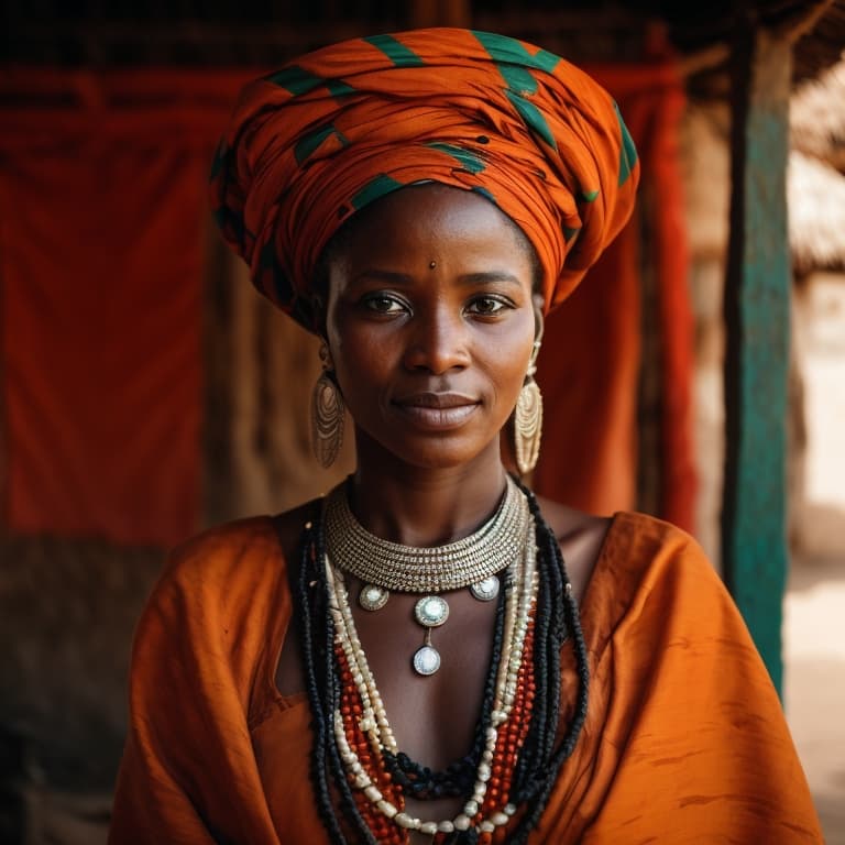 Bwa woman from Burkina Faso, Mali