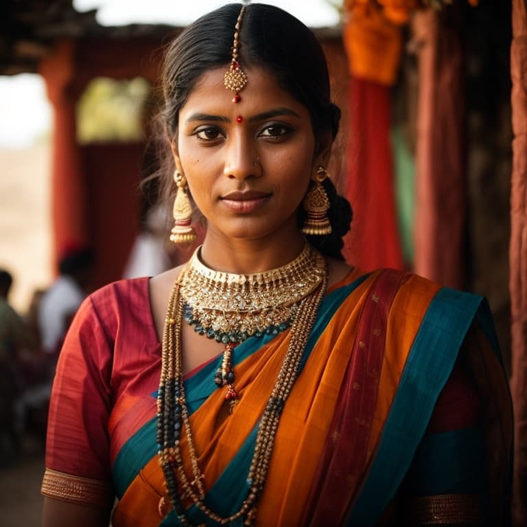Dubla woman from Gujarat (India)