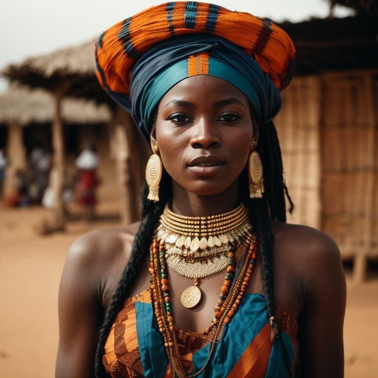 Dyula woman from Burkina Faso, Ivory Coast, Mali