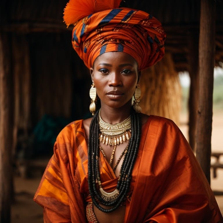 Esan woman from Esanland (Nigeria)