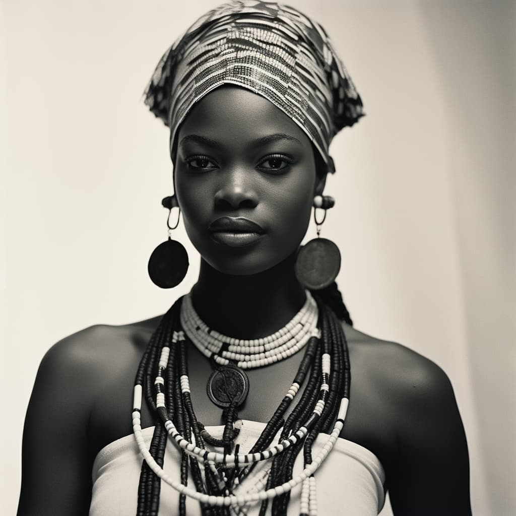 Fon woman from Dahomey (Benin)