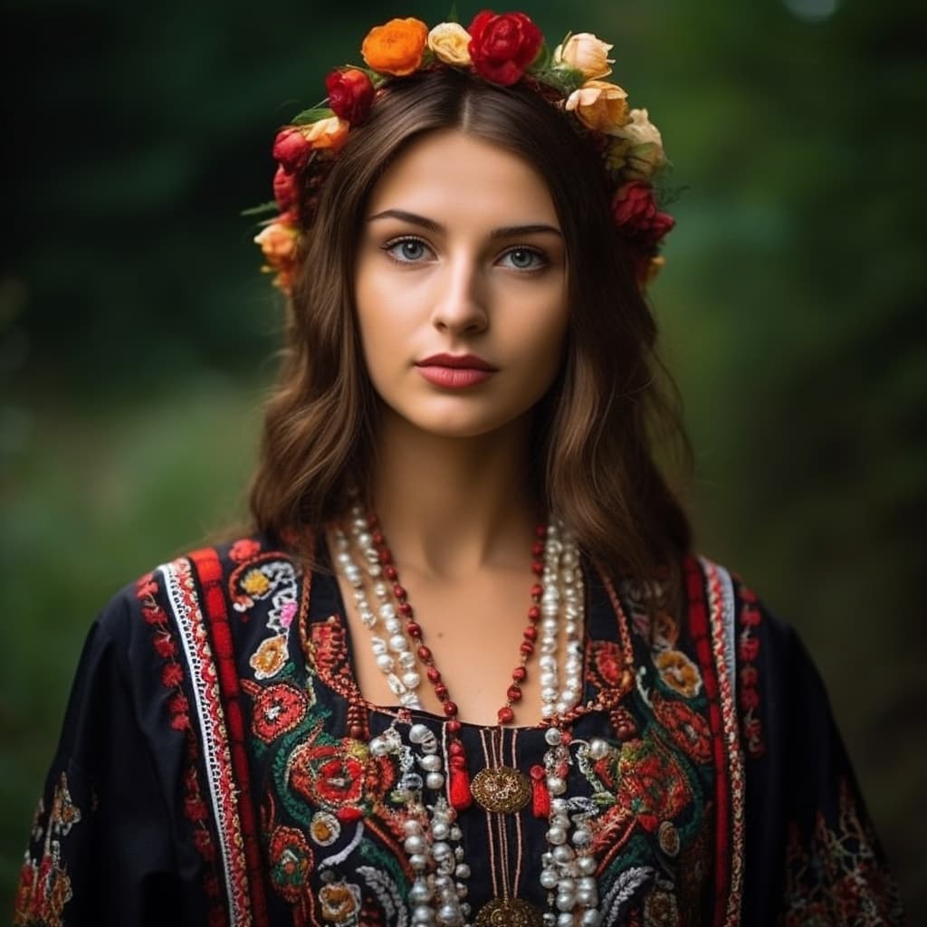 Gagauz woman from Gagauzia (Moldova), Budjak (Ukraine)