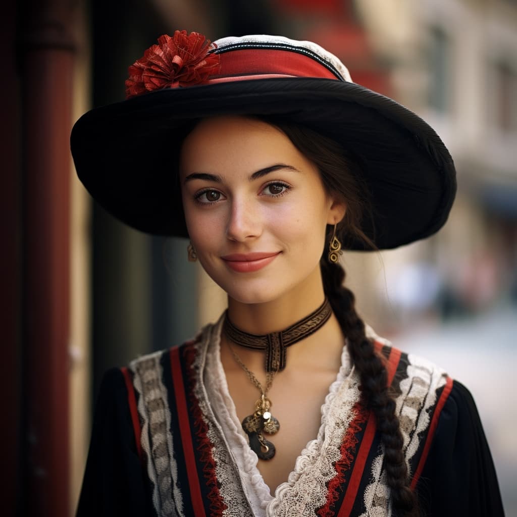 Galicians woman from Galicia (Spain)