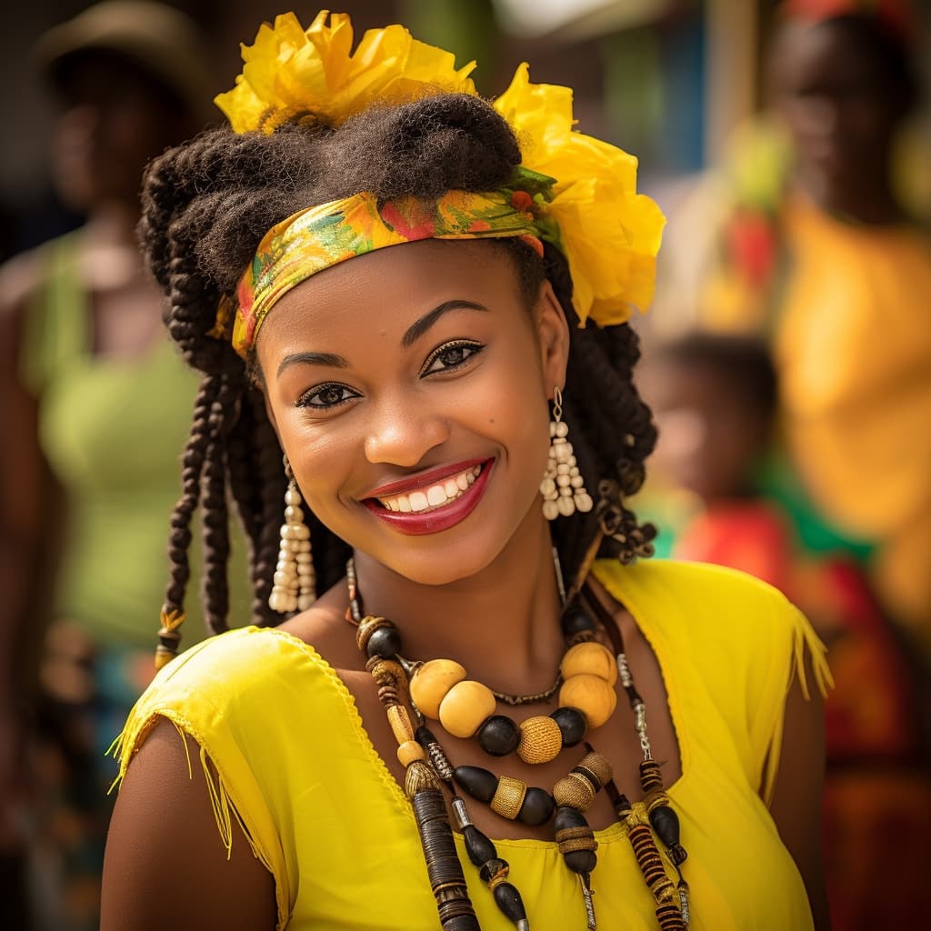 Garifuna woman from Saint Vincent and the Grenadines