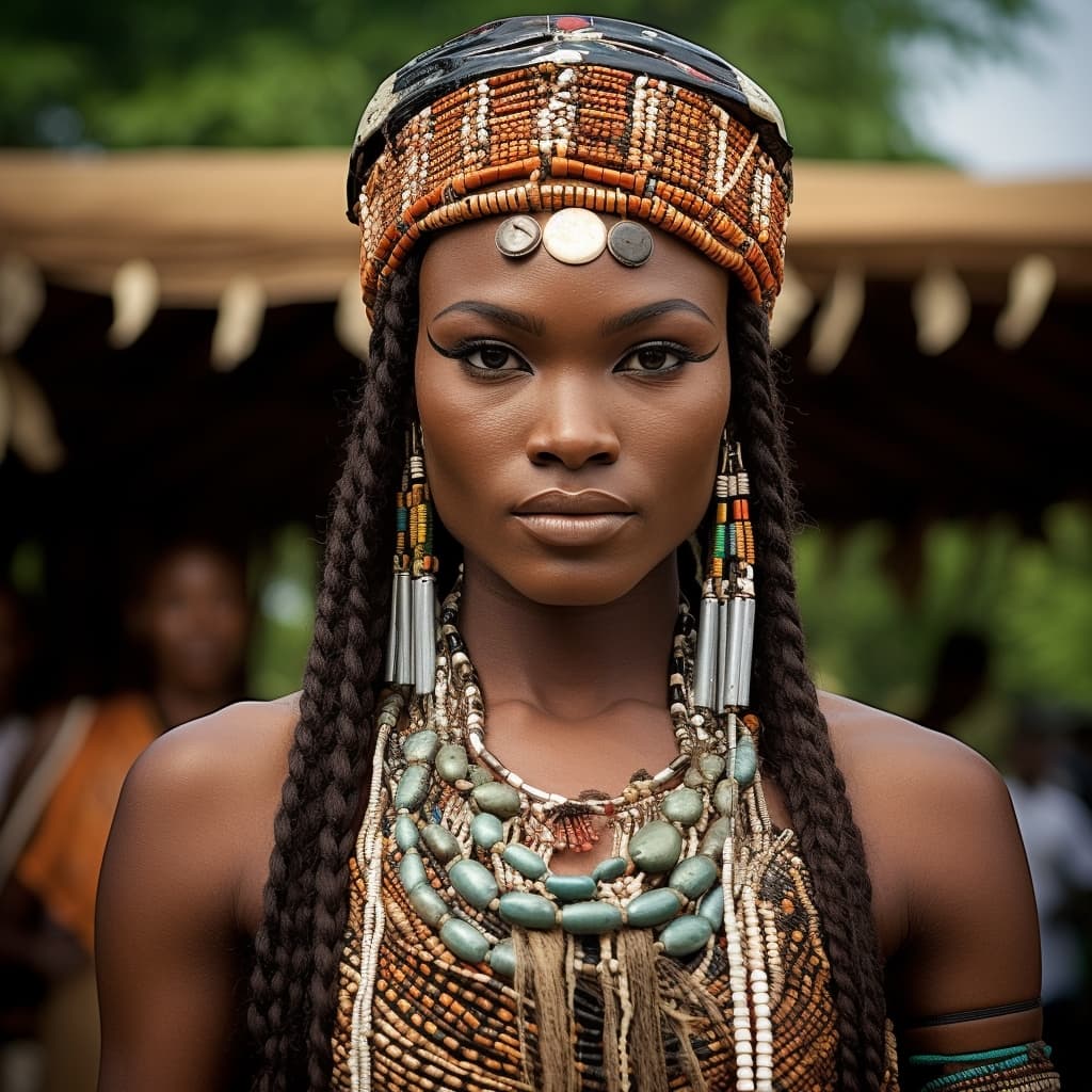 Gbagyi woman from Nigeria