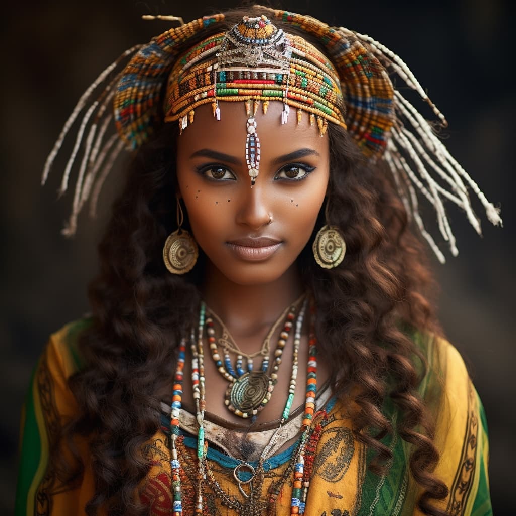 Gurage woman from Guragia (Ethiopia)