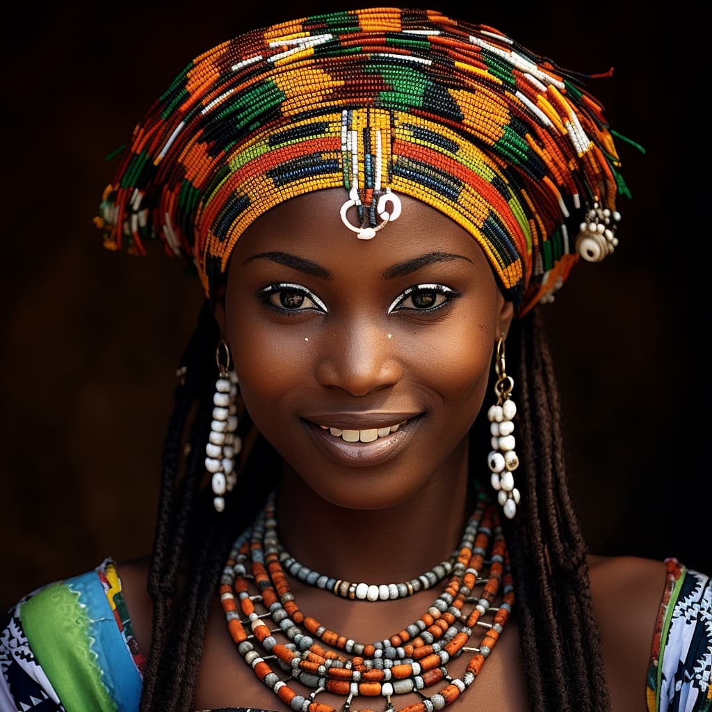Gurma woman from Gurmaland (Burkina Faso, Ghana)