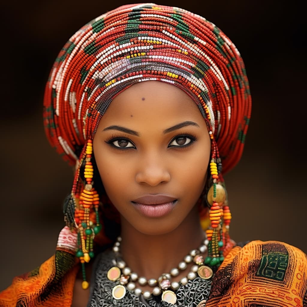 Hausa woman from Hausaland (Niger, Nigeria)