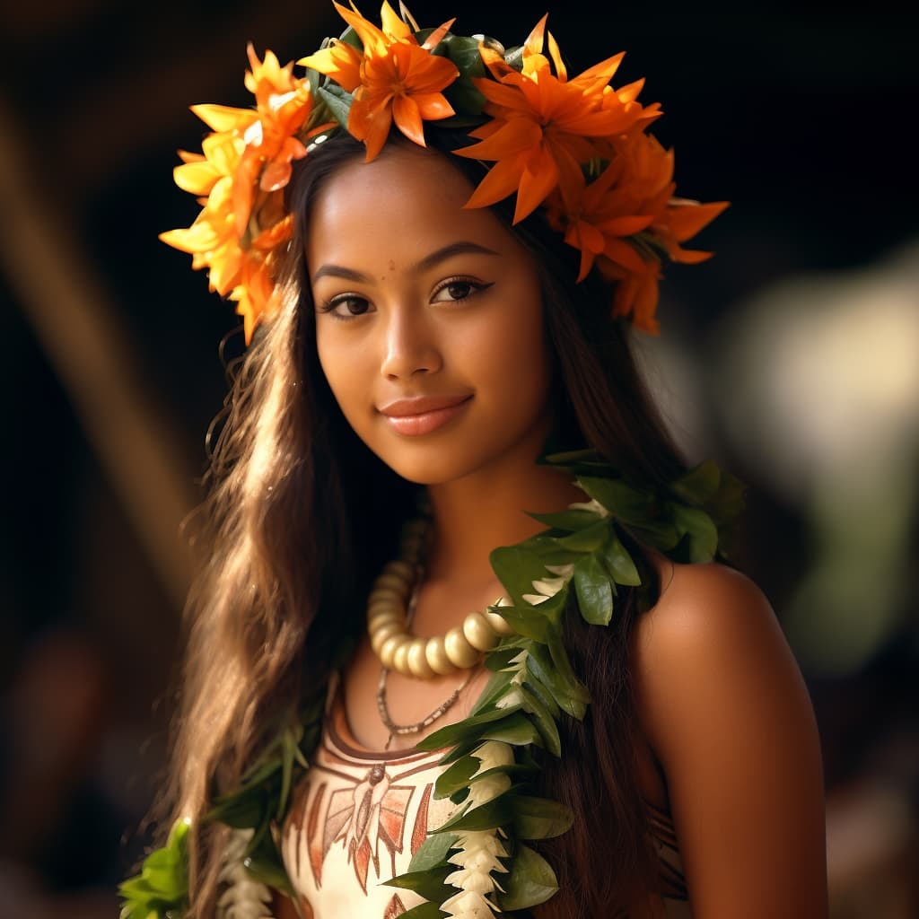 Hawaiians woman from Hawaii (United States)