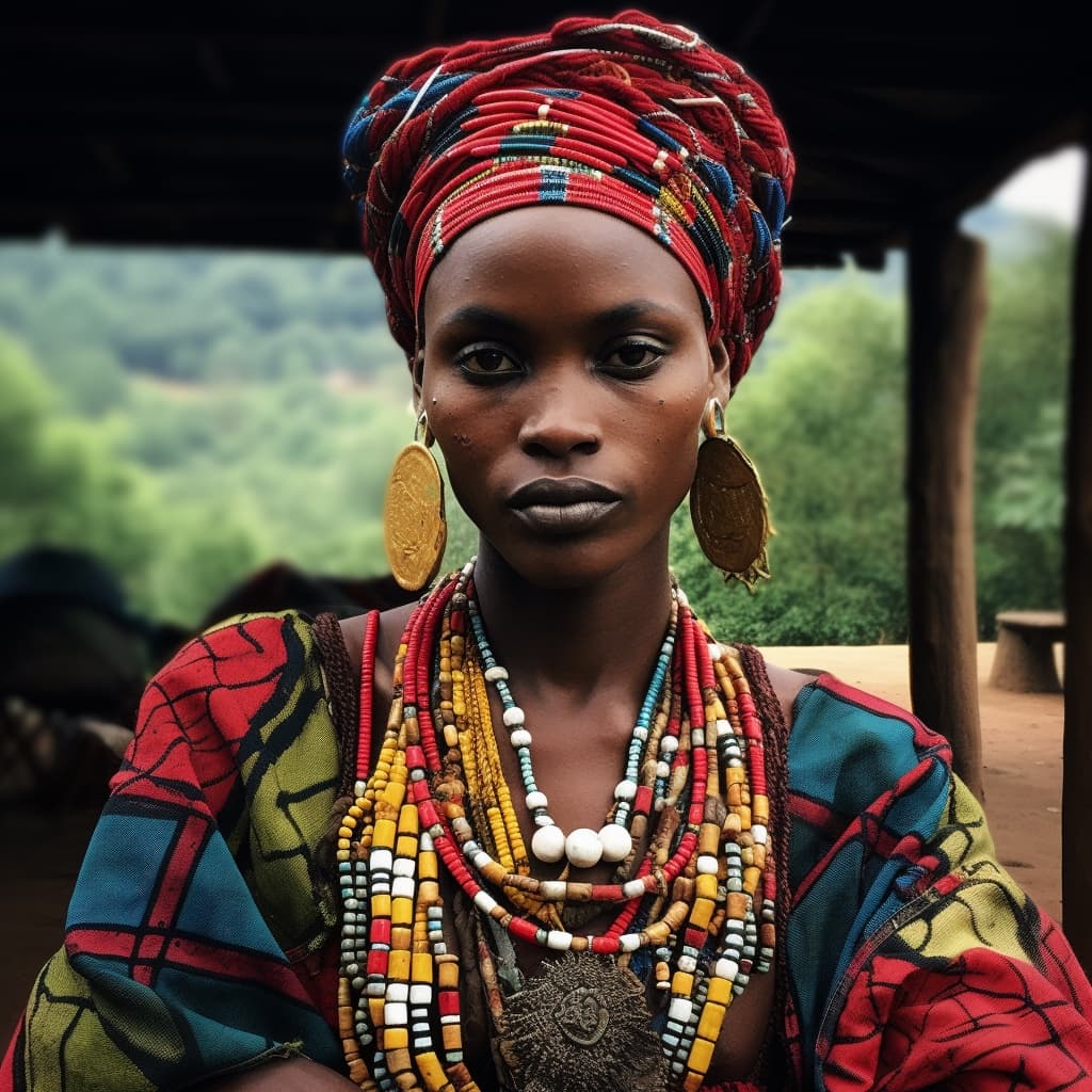 Hutu woman from Rwanda, Burundi, Kivu (Democratic Republic of the Congo)