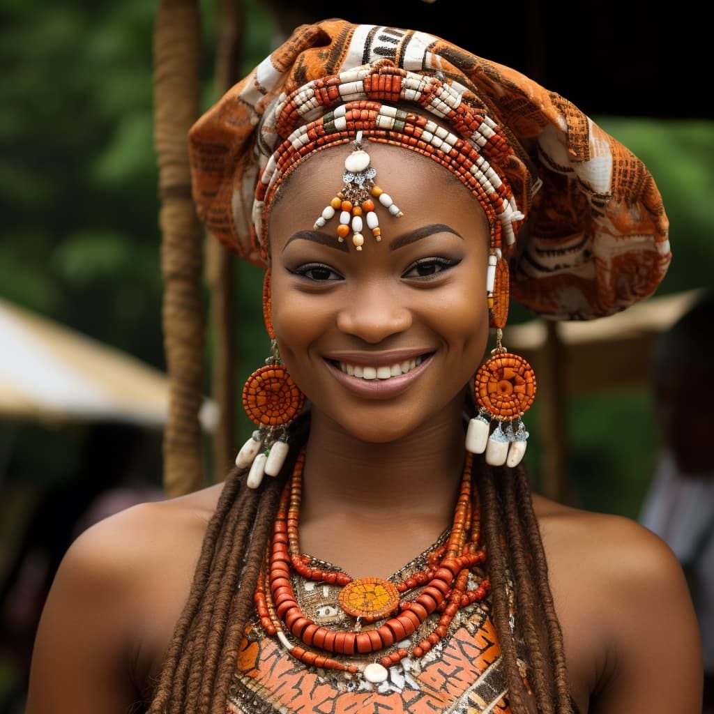 Ibibio woman from Akwa Ibom State (Nigeria)