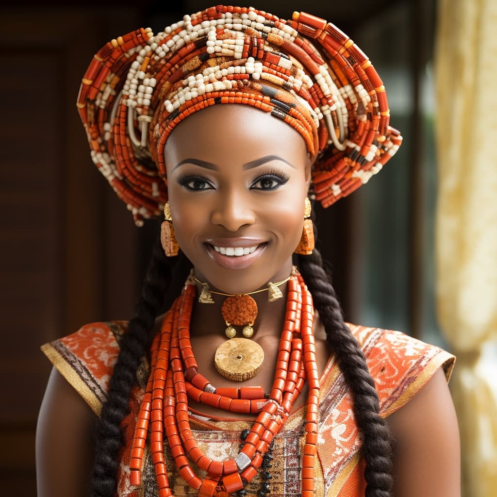 Ijaw woman from Nigeria (Rivers, Bayelsa, and Delta States)