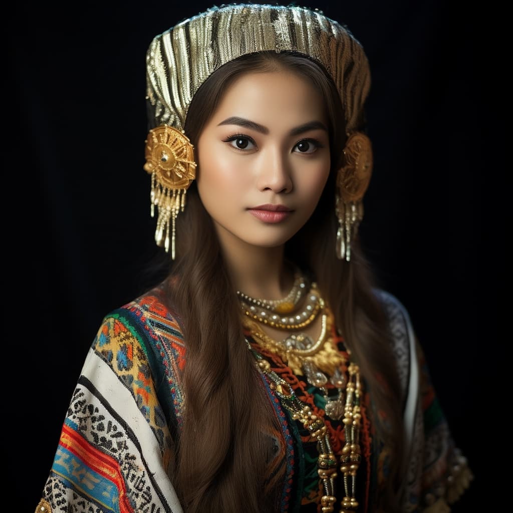 Iranun woman from Mindanao (Philippines)