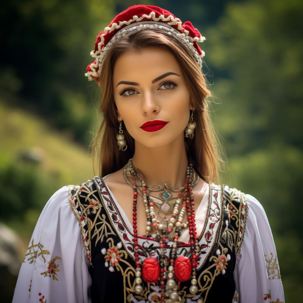 Istro-Romanians woman from Istria (Croatia)