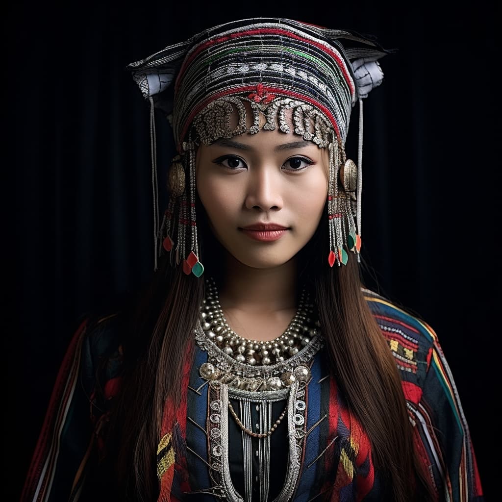 Kadazan-Dusun woman from Sabah (Malaysia)