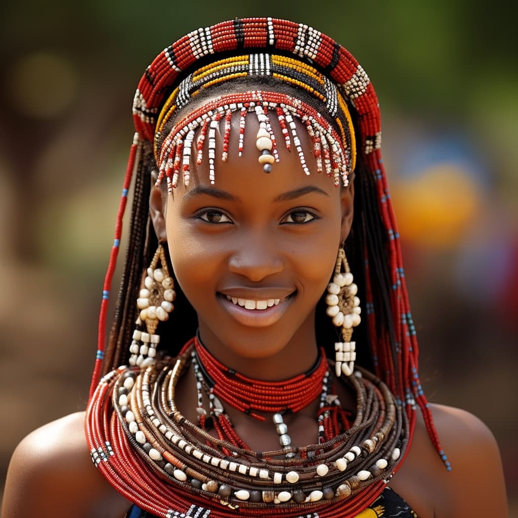Kamba woman from Ukambani (Kenya)