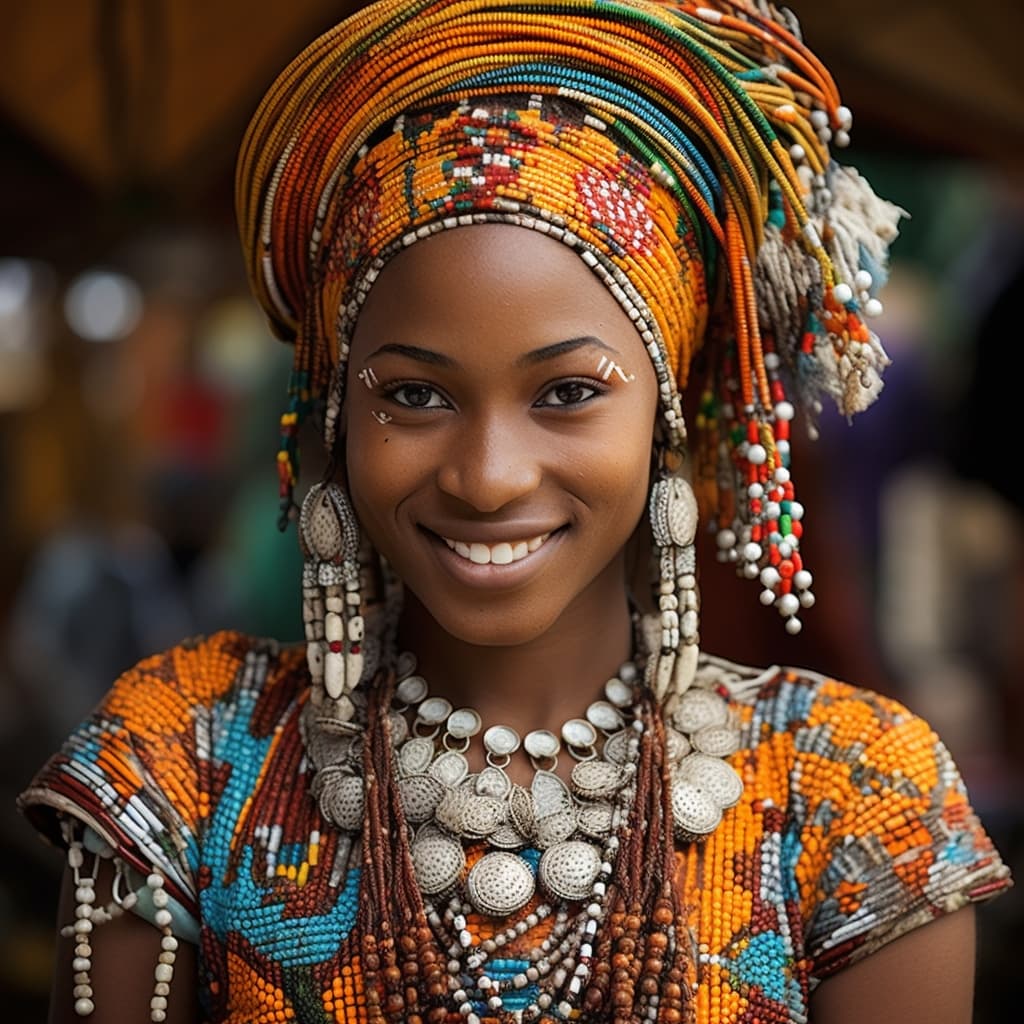 Kanuri woman from Kanuriland (Nigeria, Niger, Chad, Cameroon)