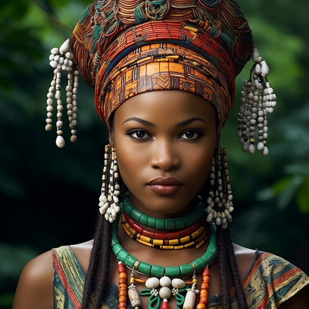 Kapsiki woman from Mandara Mountains (Nigeria, Cameroon)