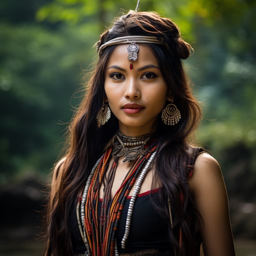 Karbi woman from Karbi Anglong district (India)