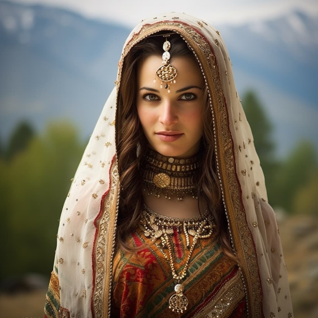 Kashmiris woman from Kashmir (India, Pakistan)