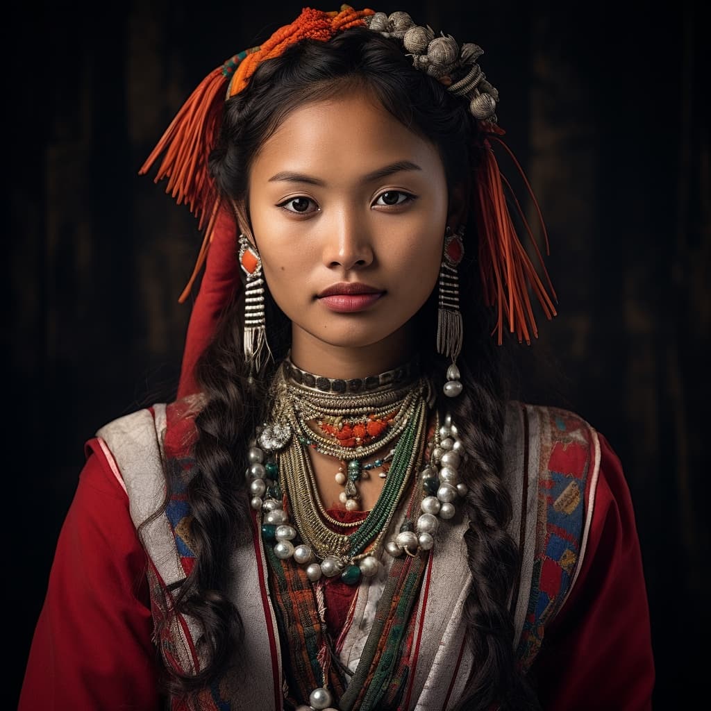 Kirantis woman from Eastern Region (Nepal)