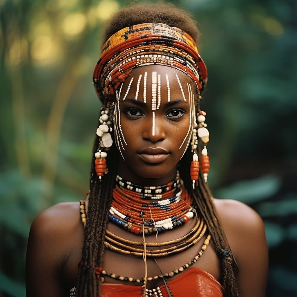 Konjo woman from Rwenzori Mountains (Democratic Republic of the Congo, Uganda)