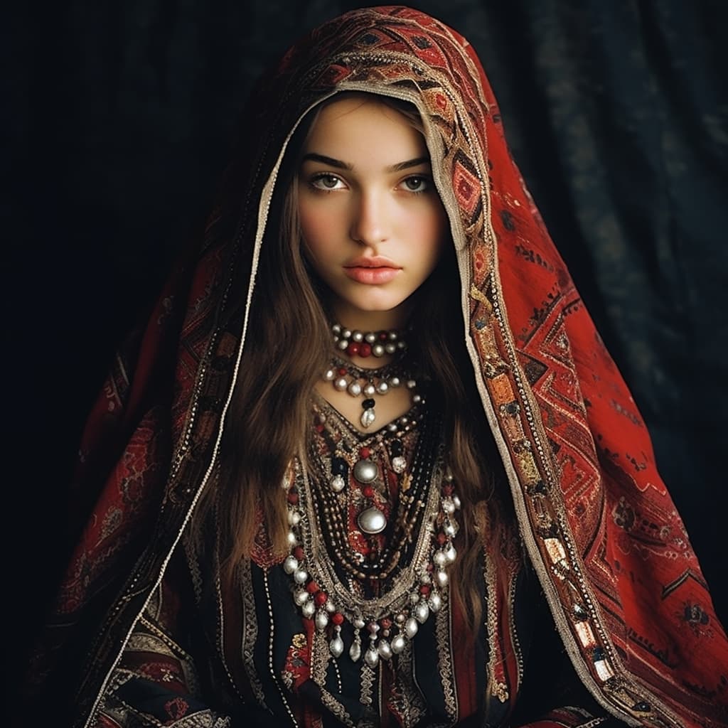 Kumyks woman from Dagestan (Russia)