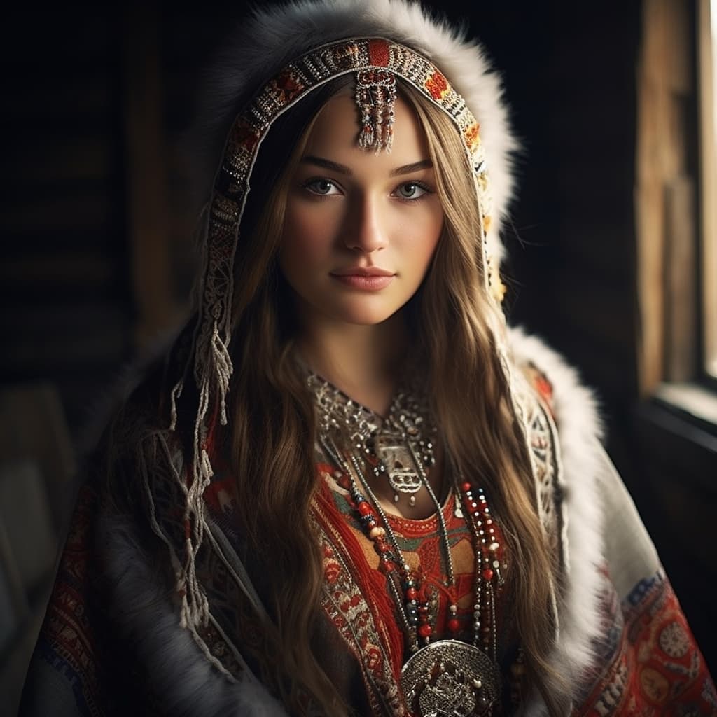 Laks woman from Lakia (Russia)