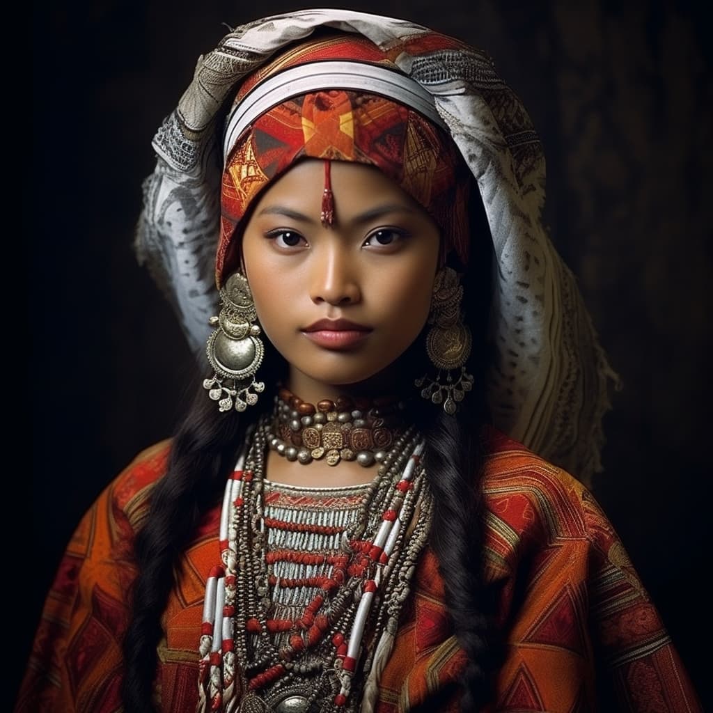 Lamaholot woman from Solor (Indonesia)