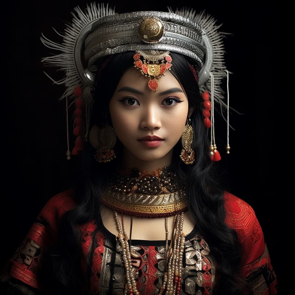 Lampungs woman from Lampung (Indonesia)