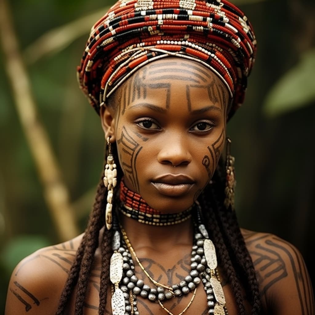 Lega woman from Democratic Republic of the Congo