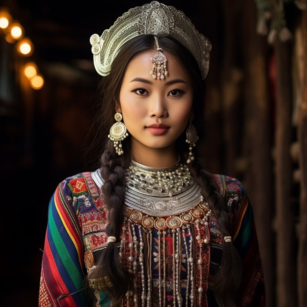 Lisu woman from China, Myanmar