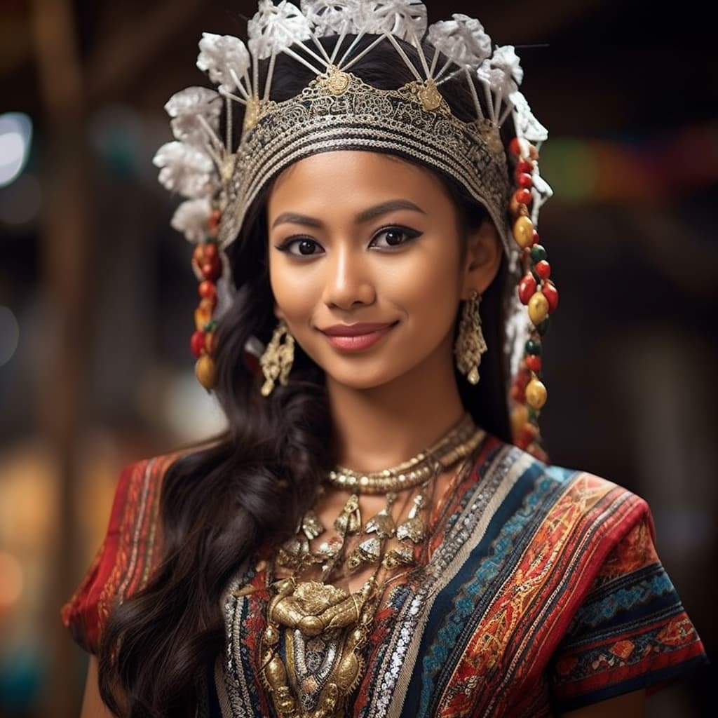 Makassarese woman from South Sulawesi (Indonesia)
