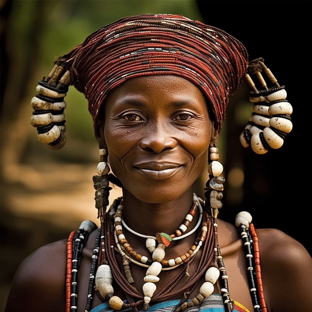 Mambila woman from Mambilla Plateau (Nigeria, Cameroon)