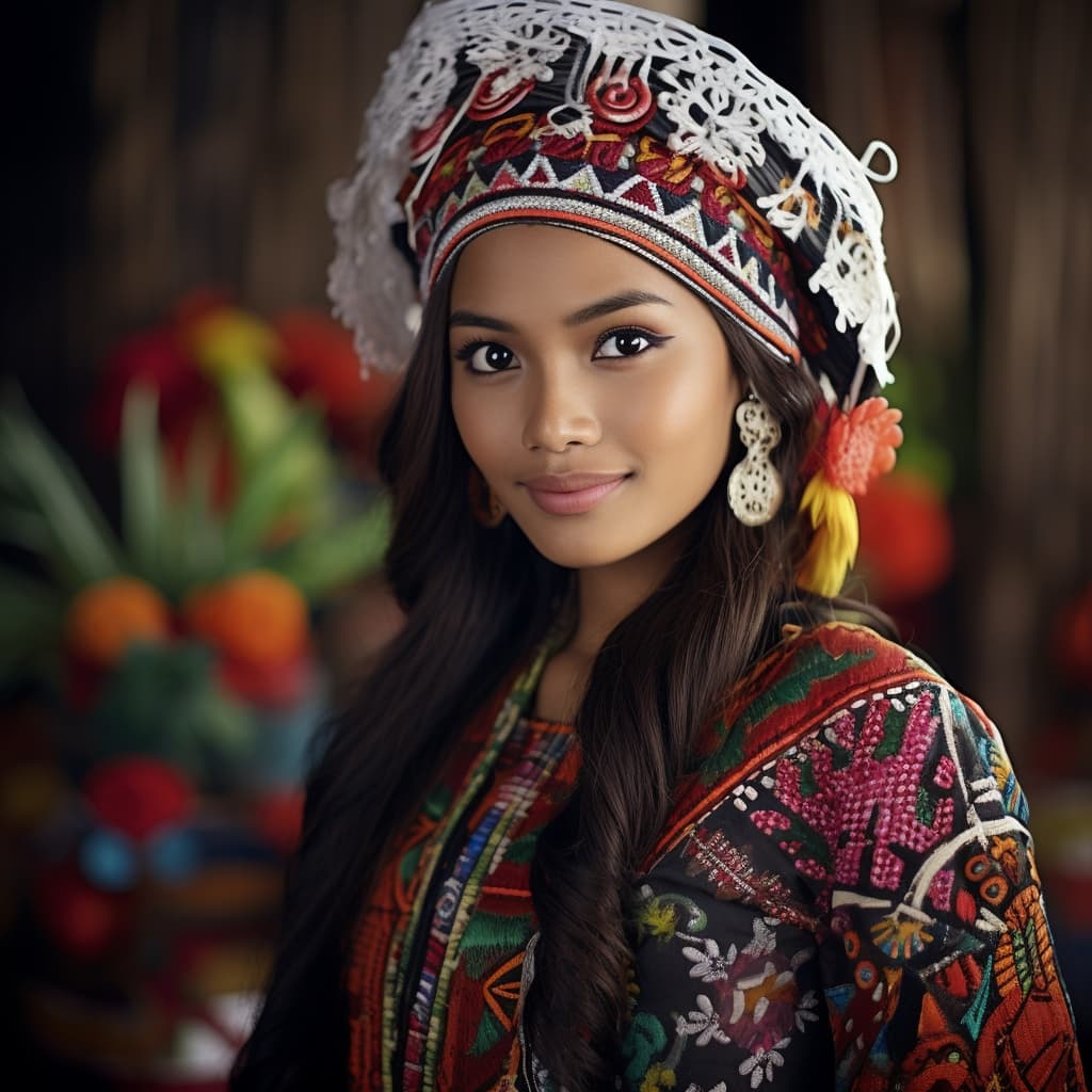 Manggarai woman from Manggarai (Indonesia)