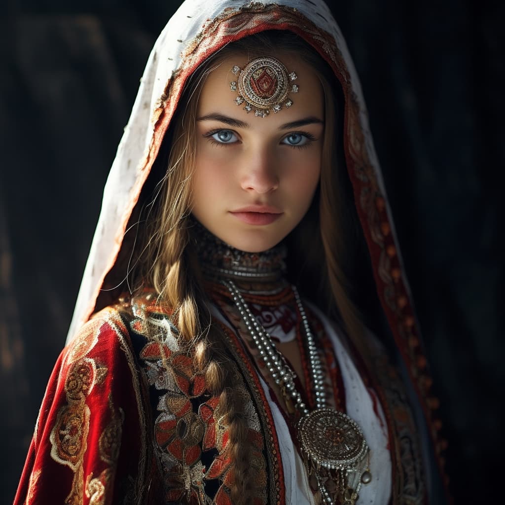 Mari woman from Mari El (Russia)