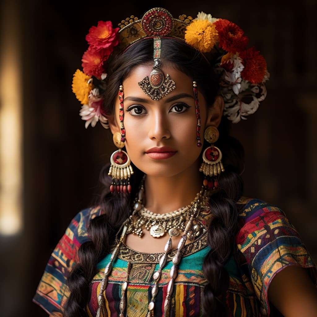 Mazatec woman from Oaxaca (Mexico)