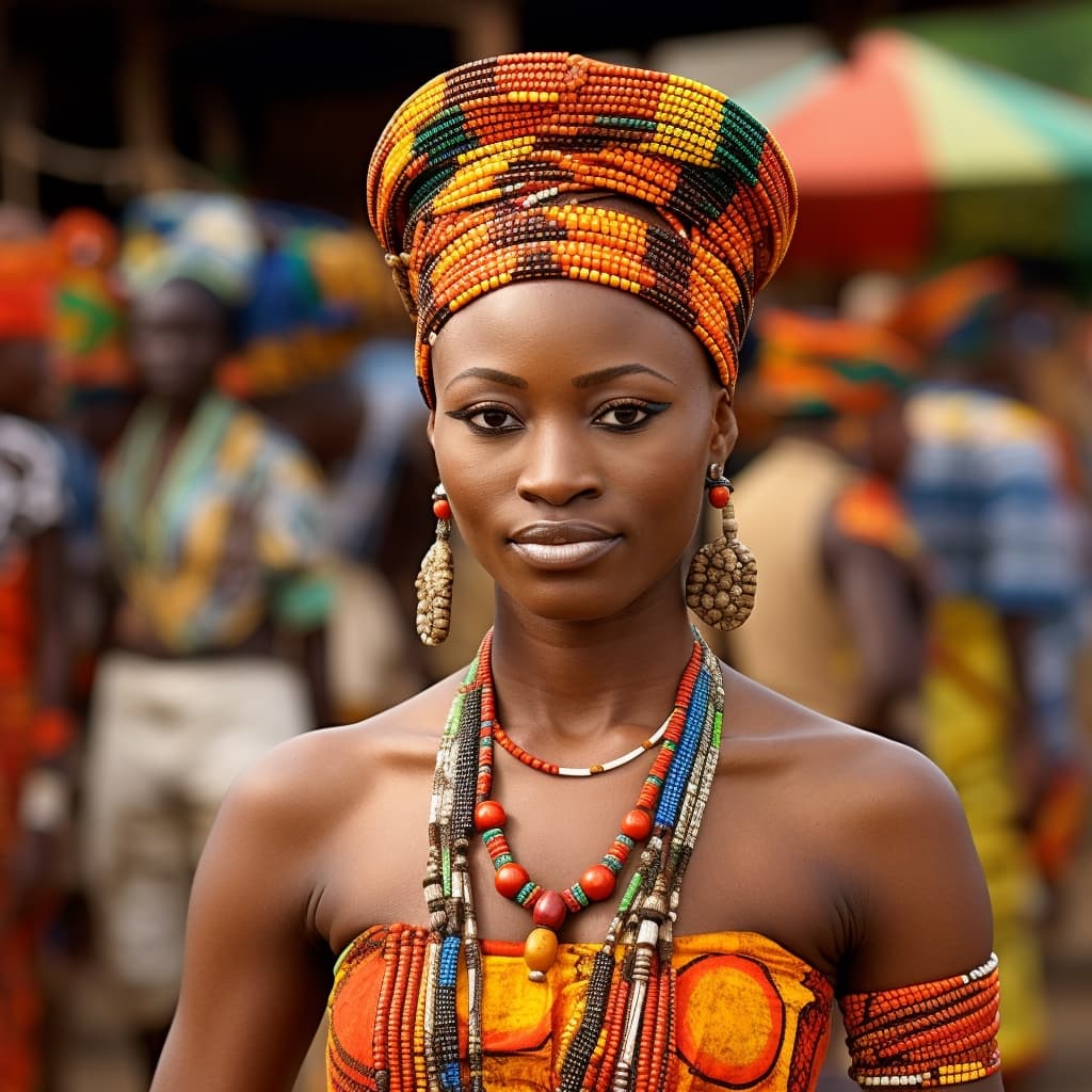 Mende woman from Sierra Leone (Southern and Eastern Provinces)