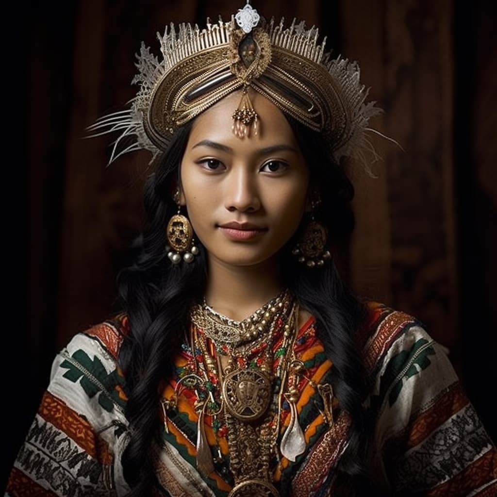Minangkabau woman from Minangkabau Highlands (Indonesia)