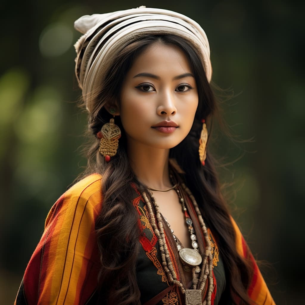 Mising woman from India (Assam, Arunachal Pradesh)